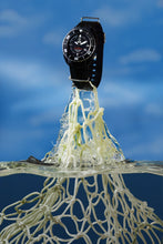 Load image into Gallery viewer, Gyre SeaCleaner &#39;Red Alert&#39; - black NATO
